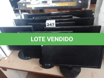 LOTE 247 - 10 MONITORES MARCAS E MODELOS DIVERSOS PARA RETIRADA DE PEÇAS. (NO ESTADO) ATENÇÃO! FAZER A VISITAÇÃO ANTES DE ARREMATAR, NÃO SABEMOS SE FUNCIONA. LEILÃO NÃO TEM GARANTIA E NEM DEVOLUÇÃO, SUJEITO A POSSÍVEIS AVARIAS VISÍVEIS/OCULTAS E/OU AUSÊNCIA DE COMPONENTES.