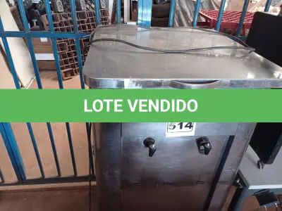 LOTE 514 - 01 SUQUEIRA EM INOX COM AVARIAS. (NO ESTADO) ATENÇÃO! FAZER A VISITAÇÃO ANTES DE ARREMATAR, NÃO SABEMOS SE FUNCIONA. LEILÃO NÃO TEM GARANTIA E NEM DEVOLUÇÃO, SUJEITO A POSSÍVEIS AVARIAS VISÍVEIS/OCULTAS E/OU AUSÊNCIA DE COMPONENTES.