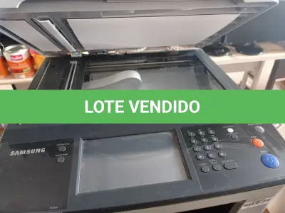LOTE 434 - 01 IMPRESSORA MULTIFUNCIONAL SAMSUNG MODELO SCX-5835NX. (NO ESTADO) ATENÇÃO! FAZER A VISITAÇÃO ANTES DE ARREMATAR, NÃO SABEMOS SE FUNCIONA. LEILÃO NÃO TEM GARANTIA E NEM DEVOLUÇÃO, SUJEITO A POSSÍVEIS AVARIAS VISÍVEIS/OCULTAS E/OU AUSÊNCIA DE COMPONENTES.