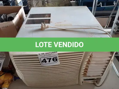LOTE 476 - 01 AR-CONDICIONADO DE EMBUTIR. (NO ESTADO) ATENÇÃO! FAZER A VISITAÇÃO ANTES DE ARREMATAR, NÃO SABEMOS SE FUNCIONA. LEILÃO NÃO TEM GARANTIA E NEM DEVOLUÇÃO, SUJEITO A POSSÍVEIS AVARIAS VISÍVEIS/OCULTAS E/OU AUSÊNCIA DE COMPONENTES.