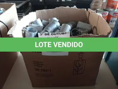 LOTE 496 - 01 LOTE COM VÁRIAS CONEXÕES PARA CAIXA PETROLET. (NO ESTADO) ATENÇÃO! FAZER A VISITAÇÃO ANTES DE ARREMATAR, NÃO SABEMOS SE FUNCIONA. LEILÃO NÃO TEM GARANTIA E NEM DEVOLUÇÃO, SUJEITO A POSSÍVEIS AVARIAS VISÍVEIS/OCULTAS E/OU AUSÊNCIA DE COMPONENTES.