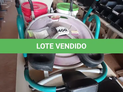 LOTE 406 - 02 APARELHOS DE GINASTICA. (NO ESTADO) ATENÇÃO! FAZER A VISITAÇÃO ANTES DE ARREMATAR, NÃO SABEMOS SE FUNCIONA. LEILÃO NÃO TEM GARANTIA E NEM DEVOLUÇÃO, SUJEITO A POSSÍVEIS AVARIAS VISÍVEIS/OCULTAS E/OU AUSÊNCIA DE COMPONENTES.