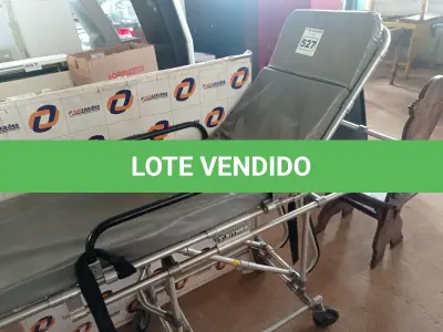 LOTE 527 - 01 MACA HOSPITALAR EM ALUMÍNIO. (NO ESTADO) ATENÇÃO! FAZER A VISITAÇÃO ANTES DE ARREMATAR, NÃO SABEMOS SE FUNCIONA. LEILÃO NÃO TEM GARANTIA E NEM DEVOLUÇÃO, SUJEITO A POSSÍVEIS AVARIAS VISÍVEIS/OCULTAS E/OU AUSÊNCIA DE COMPONENTES.