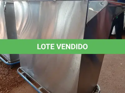 LOTE 627 - 01 CARRINHO EM INOX COM AVARIAS. (NO ESTADO) ATENÇÃO! FAZER A VISITAÇÃO ANTES DE ARREMATAR, NÃO SABEMOS SE FUNCIONA. LEILÃO NÃO TEM GARANTIA E NEM DEVOLUÇÃO, SUJEITO A POSSÍVEIS AVARIAS VISÍVEIS/OCULTAS E/OU AUSÊNCIA DE COMPONENTES.