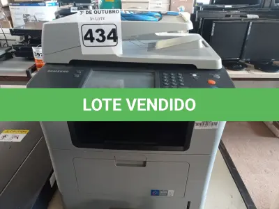 LOTE 434 - 01 IMPRESSORA MULTIFUNCIONAL SAMSUNG MODELO SCX-5835NX. (NO ESTADO) ATENÇÃO! FAZER A VISITAÇÃO ANTES DE ARREMATAR, NÃO SABEMOS SE FUNCIONA. LEILÃO NÃO TEM GARANTIA E NEM DEVOLUÇÃO, SUJEITO A POSSÍVEIS AVARIAS VISÍVEIS/OCULTAS E/OU AUSÊNCIA DE COMPONENTES.