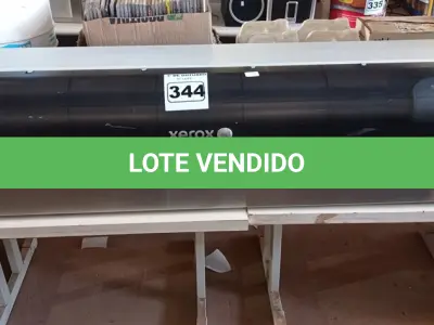 LOTE 344 - 01 PLOTTER XEROX 7142. (NO ESTADO) ATENÇÃO! FAZER A VISITAÇÃO ANTES DE ARREMATAR, NÃO SABEMOS SE FUNCIONA. LEILÃO NÃO TEM GARANTIA E NEM DEVOLUÇÃO, SUJEITO A POSSÍVEIS AVARIAS VISÍVEIS/OCULTAS E/OU AUSÊNCIA DE COMPONENTES.