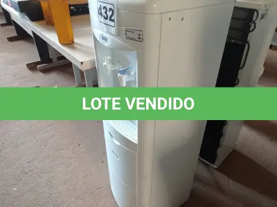 LOTE 432 - 01 BEBEDOURO PARA GARRAFÃO MARCA IBBL 220V. (NO ESTADO) ATENÇÃO! FAZER A VISITAÇÃO ANTES DE ARREMATAR, NÃO SABEMOS SE FUNCIONA. LEILÃO NÃO TEM GARANTIA E NEM DEVOLUÇÃO, SUJEITO A POSSÍVEIS AVARIAS VISÍVEIS/OCULTAS E/OU AUSÊNCIA DE COMPONENTES.