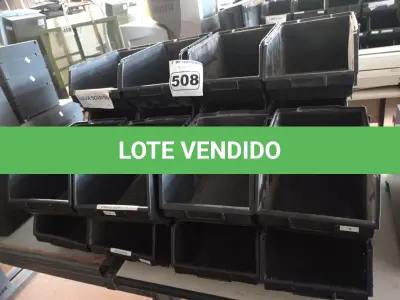 LOTE 508 - 20 CAÇAMBAS ORGANIZADORAS DE PLÁSTICO. (NO ESTADO) ATENÇÃO! FAZER A VISITAÇÃO ANTES DE ARREMATAR, NÃO SABEMOS SE FUNCIONA. LEILÃO NÃO TEM GARANTIA E NEM DEVOLUÇÃO, SUJEITO A POSSÍVEIS AVARIAS VISÍVEIS/OCULTAS E/OU AUSÊNCIA DE COMPONENTES.