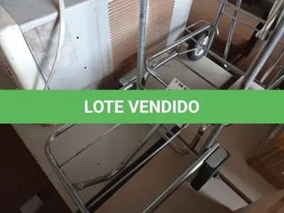 LOTE 477 - 02 CARRINHOS PARA TRANSPORTE DE CARGAS. (NO ESTADO) ATENÇÃO! FAZER A VISITAÇÃO ANTES DE ARREMATAR, NÃO SABEMOS SE FUNCIONA. LEILÃO NÃO TEM GARANTIA E NEM DEVOLUÇÃO, SUJEITO A POSSÍVEIS AVARIAS VISÍVEIS/OCULTAS E/OU AUSÊNCIA DE COMPONENTES.
