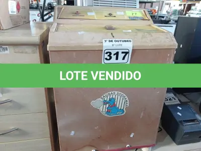 LOTE 317 - 01 SAUNA SOBRAMAR. (NO ESTADO) ATENÇÃO! FAZER A VISITAÇÃO ANTES DE ARREMATAR, NÃO SABEMOS SE FUNCIONA. LEILÃO NÃO TEM GARANTIA E NEM DEVOLUÇÃO, SUJEITO A POSSÍVEIS AVARIAS VISÍVEIS/OCULTAS E/OU AUSÊNCIA DE COMPONENTES.