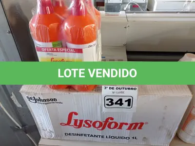 LOTE 341 - 12 LITROS DE LYSOFORM. (NO ESTADO) ATENÇÃO! FAZER A VISITAÇÃO ANTES DE ARREMATAR, NÃO SABEMOS SE FUNCIONA. LEILÃO NÃO TEM GARANTIA E NEM DEVOLUÇÃO, SUJEITO A POSSÍVEIS AVARIAS VISÍVEIS/OCULTAS E/OU AUSÊNCIA DE COMPONENTES.
