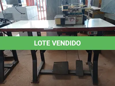 LOTE 618 - 01 MÁQUINA DE COSTURA CROWN. (NO ESTADO) ATENÇÃO! FAZER A VISITAÇÃO ANTES DE ARREMATAR, NÃO SABEMOS SE FUNCIONA. LEILÃO NÃO TEM GARANTIA E NEM DEVOLUÇÃO, SUJEITO A POSSÍVEIS AVARIAS VISÍVEIS/OCULTAS E/OU AUSÊNCIA DE COMPONENTES.