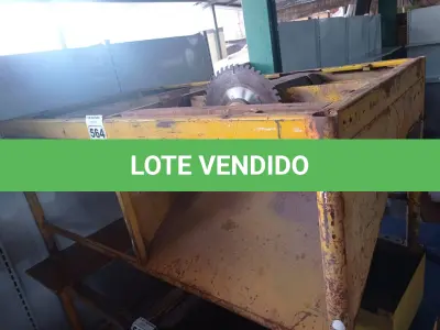 LOTE 564 - 01 SERRA DE BANCADA PARA MARCENARIA. (NO ESTADO) ATENÇÃO! FAZER A VISITAÇÃO ANTES DE ARREMATAR, NÃO SABEMOS SE FUNCIONA. LEILÃO NÃO TEM GARANTIA E NEM DEVOLUÇÃO, SUJEITO A POSSÍVEIS AVARIAS VISÍVEIS/OCULTAS E/OU AUSÊNCIA DE COMPONENTES.