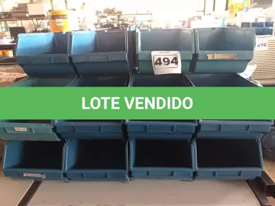 LOTE 494 - 20 CAÇAMBAS ORGANIZADORAS DE PLÁSTICO. (NO ESTADO) ATENÇÃO! FAZER A VISITAÇÃO ANTES DE ARREMATAR, NÃO SABEMOS SE FUNCIONA. LEILÃO NÃO TEM GARANTIA E NEM DEVOLUÇÃO, SUJEITO A POSSÍVEIS AVARIAS VISÍVEIS/OCULTAS E/OU AUSÊNCIA DE COMPONENTES.
