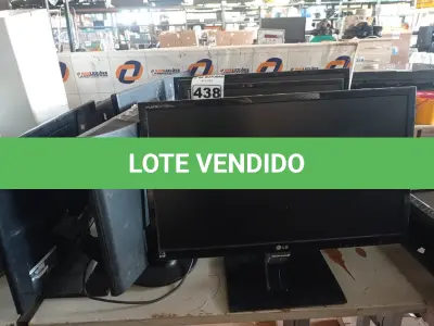 LOTE 438 - 10 MONITORES MARCAS E MODELOS DIVERSOS PARA RETIRADA DE PEÇAS. (NO ESTADO) ATENÇÃO! FAZER A VISITAÇÃO ANTES DE ARREMATAR, NÃO SABEMOS SE FUNCIONA. LEILÃO NÃO TEM GARANTIA E NEM DEVOLUÇÃO, SUJEITO A POSSÍVEIS AVARIAS VISÍVEIS/OCULTAS E/OU AUSÊNCIA DE COMPONENTES.