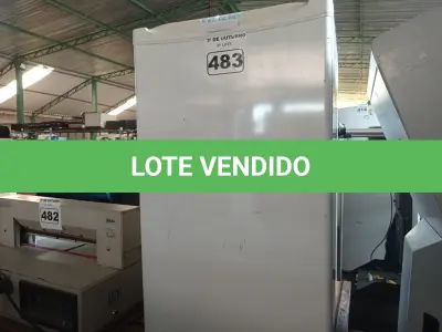 LOTE 483 - 01 FRIGOBAR MARCA CÔNSUL 220V. (NO ESTADO) ATENÇÃO! FAZER A VISITAÇÃO ANTES DE ARREMATAR, NÃO SABEMOS SE FUNCIONA. LEILÃO NÃO TEM GARANTIA E NEM DEVOLUÇÃO, SUJEITO A POSSÍVEIS AVARIAS VISÍVEIS/OCULTAS E/OU AUSÊNCIA DE COMPONENTES.
