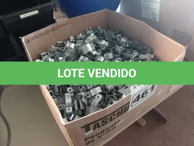 LOTE 461 - 01 LOTE COM GRANDE QUANTIDADE DE ABRAÇADEIRAS PARA TUBO GALVANIZADO. (NO ESTADO) ATENÇÃO! FAZER A VISITAÇÃO ANTES DE ARREMATAR, NÃO SABEMOS SE FUNCIONA. LEILÃO NÃO TEM GARANTIA E NEM DEVOLUÇÃO, SUJEITO A POSSÍVEIS AVARIAS VISÍVEIS/OCULTAS E/OU AUSÊNCIA DE COMPONENTES.