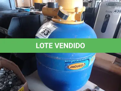 LOTE 463 - 01 FILTRO PARA PISCINA JACUZZI. (NO ESTADO) ATENÇÃO! FAZER A VISITAÇÃO ANTES DE ARREMATAR, NÃO SABEMOS SE FUNCIONA. LEILÃO NÃO TEM GARANTIA E NEM DEVOLUÇÃO, SUJEITO A POSSÍVEIS AVARIAS VISÍVEIS/OCULTAS E/OU AUSÊNCIA DE COMPONENTES.