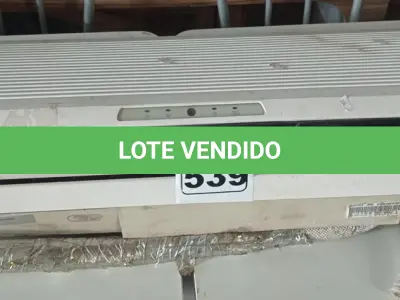 LOTE 539 - 01 EVAPORADORA MARCA LG 12000BTU. (NO ESTADO) ATENÇÃO! FAZER A VISITAÇÃO ANTES DE ARREMATAR, NÃO SABEMOS SE FUNCIONA. LEILÃO NÃO TEM GARANTIA E NEM DEVOLUÇÃO, SUJEITO A POSSÍVEIS AVARIAS VISÍVEIS/OCULTAS E/OU AUSÊNCIA DE COMPONENTES.