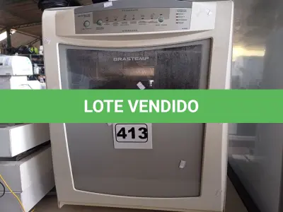 LOTE 413 - 01 LAVA LOUÇAS MARCA BRASTEMP 220V. (NO ESTADO) ATENÇÃO! FAZER A VISITAÇÃO ANTES DE ARREMATAR, NÃO SABEMOS SE FUNCIONA. LEILÃO NÃO TEM GARANTIA E NEM DEVOLUÇÃO, SUJEITO A POSSÍVEIS AVARIAS VISÍVEIS/OCULTAS E/OU AUSÊNCIA DE COMPONENTES.