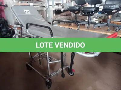 LOTE 561 - 01 MACA HOSPITALAR EM ALUMÍNIO. (NO ESTADO) ATENÇÃO! FAZER A VISITAÇÃO ANTES DE ARREMATAR, NÃO SABEMOS SE FUNCIONA. LEILÃO NÃO TEM GARANTIA E NEM DEVOLUÇÃO, SUJEITO A POSSÍVEIS AVARIAS VISÍVEIS/OCULTAS E/OU AUSÊNCIA DE COMPONENTES.