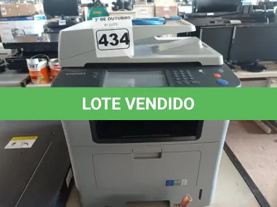 LOTE 434 - 01 IMPRESSORA MULTIFUNCIONAL SAMSUNG MODELO SCX-5835NX. (NO ESTADO) ATENÇÃO! FAZER A VISITAÇÃO ANTES DE ARREMATAR, NÃO SABEMOS SE FUNCIONA. LEILÃO NÃO TEM GARANTIA E NEM DEVOLUÇÃO, SUJEITO A POSSÍVEIS AVARIAS VISÍVEIS/OCULTAS E/OU AUSÊNCIA DE COMPONENTES.