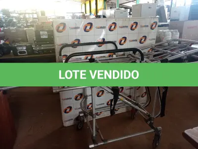LOTE 526 - 01 MACA HOSPITALAR EM ALUMÍNIO. (NO ESTADO) ATENÇÃO! FAZER A VISITAÇÃO ANTES DE ARREMATAR, NÃO SABEMOS SE FUNCIONA. LEILÃO NÃO TEM GARANTIA E NEM DEVOLUÇÃO, SUJEITO A POSSÍVEIS AVARIAS VISÍVEIS/OCULTAS E/OU AUSÊNCIA DE COMPONENTES.