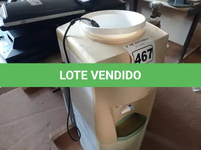 LOTE 467 - 01 BEBEDOURO PARA GARRAFÃO MARCA BELLIERE 110V. (NO ESTADO) ATENÇÃO! FAZER A VISITAÇÃO ANTES DE ARREMATAR, NÃO SABEMOS SE FUNCIONA. LEILÃO NÃO TEM GARANTIA E NEM DEVOLUÇÃO, SUJEITO A POSSÍVEIS AVARIAS VISÍVEIS/OCULTAS E/OU AUSÊNCIA DE COMPONENTES.