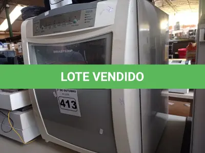 LOTE 413 - 01 LAVA LOUÇAS MARCA BRASTEMP 220V. (NO ESTADO) ATENÇÃO! FAZER A VISITAÇÃO ANTES DE ARREMATAR, NÃO SABEMOS SE FUNCIONA. LEILÃO NÃO TEM GARANTIA E NEM DEVOLUÇÃO, SUJEITO A POSSÍVEIS AVARIAS VISÍVEIS/OCULTAS E/OU AUSÊNCIA DE COMPONENTES.