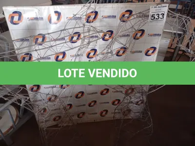 LOTE 533 - 02 MAQUETES DE TORRE DE ALTA TENSÃO EM ALUMÍNIO. (NO ESTADO) ATENÇÃO! FAZER A VISITAÇÃO ANTES DE ARREMATAR, NÃO SABEMOS SE FUNCIONA. LEILÃO NÃO TEM GARANTIA E NEM DEVOLUÇÃO, SUJEITO A POSSÍVEIS AVARIAS VISÍVEIS/OCULTAS E/OU AUSÊNCIA DE COMPONENTES.