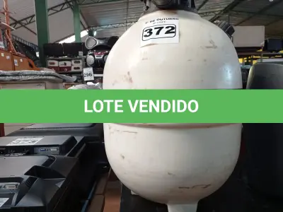 LOTE 372 - 01 FILTRO PARA PISCINA MARCA DARKA. (NO ESTADO) ATENÇÃO! FAZER A VISITAÇÃO ANTES DE ARREMATAR, NÃO SABEMOS SE FUNCIONA. LEILÃO NÃO TEM GARANTIA E NEM DEVOLUÇÃO, SUJEITO A POSSÍVEIS AVARIAS VISÍVEIS/OCULTAS E/OU AUSÊNCIA DE COMPONENTES.