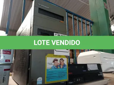LOTE 378 - 02 CPU’S MARCAS E MODELOS DIVERSOS. (NO ESTADO) ATENÇÃO! FAZER A VISITAÇÃO ANTES DE ARREMATAR, NÃO SABEMOS SE FUNCIONA. LEILÃO NÃO TEM GARANTIA E NEM DEVOLUÇÃO, SUJEITO A POSSÍVEIS AVARIAS VISÍVEIS/OCULTAS E/OU AUSÊNCIA DE COMPONENTES.
