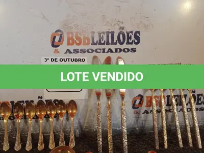 LOTE 416 - 22 PEÇAS DE TALHERES DIVERSOS EM METAL. (NO ESTADO) ATENÇÃO! FAZER A VISITAÇÃO ANTES DE ARREMATAR, NÃO SABEMOS SE FUNCIONA. LEILÃO NÃO TEM GARANTIA E NEM DEVOLUÇÃO, SUJEITO A POSSÍVEIS AVARIAS VISÍVEIS/OCULTAS E/OU AUSÊNCIA DE COMPONENTES.