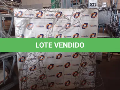 LOTE 533 - 02 MAQUETES DE TORRE DE ALTA TENSÃO EM ALUMÍNIO. (NO ESTADO) ATENÇÃO! FAZER A VISITAÇÃO ANTES DE ARREMATAR, NÃO SABEMOS SE FUNCIONA. LEILÃO NÃO TEM GARANTIA E NEM DEVOLUÇÃO, SUJEITO A POSSÍVEIS AVARIAS VISÍVEIS/OCULTAS E/OU AUSÊNCIA DE COMPONENTES.