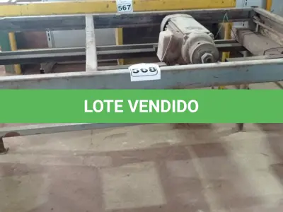 LOTE 568 - 01 SERRA DE BANCADA PARA MARCENARIA. (NO ESTADO) ATENÇÃO! FAZER A VISITAÇÃO ANTES DE ARREMATAR, NÃO SABEMOS SE FUNCIONA. LEILÃO NÃO TEM GARANTIA E NEM DEVOLUÇÃO, SUJEITO A POSSÍVEIS AVARIAS VISÍVEIS/OCULTAS E/OU AUSÊNCIA DE COMPONENTES.