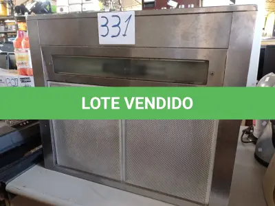 LOTE 331 - 01 DEPURADOR DE AR EM AÇO ESCOVADO MARCA BRASTEMP. (NO ESTADO) ATENÇÃO! FAZER A VISITAÇÃO ANTES DE ARREMATAR, NÃO SABEMOS SE FUNCIONA. LEILÃO NÃO TEM GARANTIA E NEM DEVOLUÇÃO, SUJEITO A POSSÍVEIS AVARIAS VISÍVEIS/OCULTAS E/OU AUSÊNCIA DE COMPONENTES.