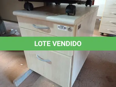 LOTE 359 - 02 GAVETEIROS EM MADEIRA SENDO 01 COM 04 GAVETAS. (NO ESTADO) ATENÇÃO! FAZER A VISITAÇÃO ANTES DE ARREMATAR, NÃO SABEMOS SE FUNCIONA. LEILÃO NÃO TEM GARANTIA E NEM DEVOLUÇÃO, SUJEITO A POSSÍVEIS AVARIAS VISÍVEIS/OCULTAS E/OU AUSÊNCIA DE COMPONENTES.