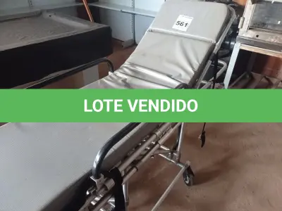LOTE 561 - 01 MACA HOSPITALAR EM ALUMÍNIO. (NO ESTADO) ATENÇÃO! FAZER A VISITAÇÃO ANTES DE ARREMATAR, NÃO SABEMOS SE FUNCIONA. LEILÃO NÃO TEM GARANTIA E NEM DEVOLUÇÃO, SUJEITO A POSSÍVEIS AVARIAS VISÍVEIS/OCULTAS E/OU AUSÊNCIA DE COMPONENTES.