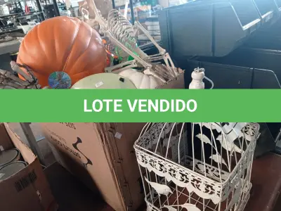 LOTE 441 - 01 LOTE COM VÁRIOS ENFEITES DO DIA DAS BRUXAS. (NO ESTADO) ATENÇÃO! FAZER A VISITAÇÃO ANTES DE ARREMATAR, NÃO SABEMOS SE FUNCIONA. LEILÃO NÃO TEM GARANTIA E NEM DEVOLUÇÃO, SUJEITO A POSSÍVEIS AVARIAS VISÍVEIS/OCULTAS E/OU AUSÊNCIA DE COMPONENTES.