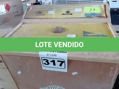 LOTE 317 - 01 SAUNA SOBRAMAR. (NO ESTADO) ATENÇÃO! FAZER A VISITAÇÃO ANTES DE ARREMATAR, NÃO SABEMOS SE FUNCIONA. LEILÃO NÃO TEM GARANTIA E NEM DEVOLUÇÃO, SUJEITO A POSSÍVEIS AVARIAS VISÍVEIS/OCULTAS E/OU AUSÊNCIA DE COMPONENTES.