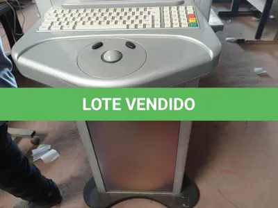 LOTE 457 - 01 TOTEM. (NO ESTADO) ATENÇÃO! FAZER A VISITAÇÃO ANTES DE ARREMATAR, NÃO SABEMOS SE FUNCIONA. LEILÃO NÃO TEM GARANTIA E NEM DEVOLUÇÃO, SUJEITO A POSSÍVEIS AVARIAS VISÍVEIS/OCULTAS E/OU AUSÊNCIA DE COMPONENTES.