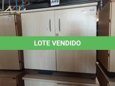 LOTE 451 - 02 ARMÁRIOS BAIXOS EM MADEIRA COM 02 PORTAS. (NO ESTADO) ATENÇÃO! FAZER A VISITAÇÃO ANTES DE ARREMATAR, NÃO SABEMOS SE FUNCIONA. LEILÃO NÃO TEM GARANTIA E NEM DEVOLUÇÃO, SUJEITO A POSSÍVEIS AVARIAS VISÍVEIS/OCULTAS E/OU AUSÊNCIA DE COMPONENTES.