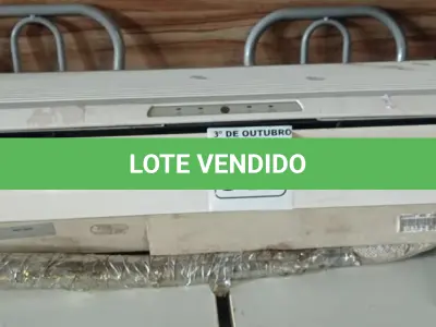 LOTE 539 - 01 EVAPORADORA MARCA LG 12000BTU. (NO ESTADO) ATENÇÃO! FAZER A VISITAÇÃO ANTES DE ARREMATAR, NÃO SABEMOS SE FUNCIONA. LEILÃO NÃO TEM GARANTIA E NEM DEVOLUÇÃO, SUJEITO A POSSÍVEIS AVARIAS VISÍVEIS/OCULTAS E/OU AUSÊNCIA DE COMPONENTES.