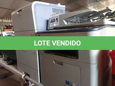 LOTE 401 - 03 IMPRESSORAS SAMSUNG SENDO 01 MULTIFUNCIONAL MODELO SCX-5835NX. (NO ESTADO) ATENÇÃO! FAZER A VISITAÇÃO ANTES DE ARREMATAR, NÃO SABEMOS SE FUNCIONA. LEILÃO NÃO TEM GARANTIA E NEM DEVOLUÇÃO, SUJEITO A POSSÍVEIS AVARIAS VISÍVEIS/OCULTAS E/OU AUSÊNCIA DE COMPONENTES.