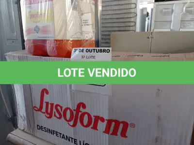 LOTE 341 - 12 LITROS DE LYSOFORM. (NO ESTADO) ATENÇÃO! FAZER A VISITAÇÃO ANTES DE ARREMATAR, NÃO SABEMOS SE FUNCIONA. LEILÃO NÃO TEM GARANTIA E NEM DEVOLUÇÃO, SUJEITO A POSSÍVEIS AVARIAS VISÍVEIS/OCULTAS E/OU AUSÊNCIA DE COMPONENTES.