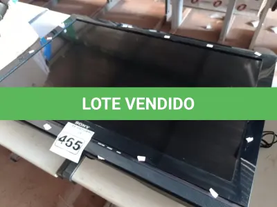 LOTE 465 - 01 TV SONY 40” POL PARA RETIRADA DE PEÇAS. (NO ESTADO) ATENÇÃO! FAZER A VISITAÇÃO ANTES DE ARREMATAR, NÃO SABEMOS SE FUNCIONA. LEILÃO NÃO TEM GARANTIA E NEM DEVOLUÇÃO, SUJEITO A POSSÍVEIS AVARIAS VISÍVEIS/OCULTAS E/OU AUSÊNCIA DE COMPONENTES.