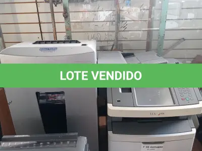 LOTE 607 - 01 IMPRESSORA MULTIFUNCIONAL LEXMARK MODELO X466 E 01 FRAGMENTADORA DE PAPEL. (NO ESTADO) ATENÇÃO! FAZER A VISITAÇÃO ANTES DE ARREMATAR, NÃO SABEMOS SE FUNCIONA. LEILÃO NÃO TEM GARANTIA E NEM DEVOLUÇÃO, SUJEITO A POSSÍVEIS AVARIAS VISÍVEIS/OCULTAS E/OU AUSÊNCIA DE COMPONENTES.