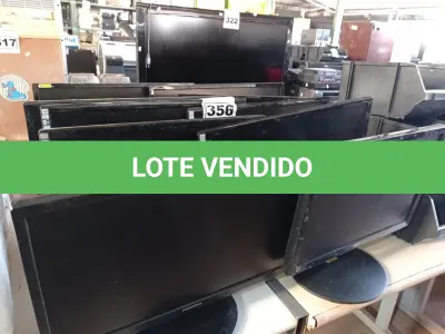 LOTE 356 - 10 MONITORES MARCAS E MODELOS DIVERSOS PARA RETIRADA DE PEÇAS. (NO ESTADO) ATENÇÃO! FAZER A VISITAÇÃO ANTES DE ARREMATAR, NÃO SABEMOS SE FUNCIONA. LEILÃO NÃO TEM GARANTIA E NEM DEVOLUÇÃO, SUJEITO A POSSÍVEIS AVARIAS VISÍVEIS/OCULTAS E/OU AUSÊNCIA DE COMPONENTES.