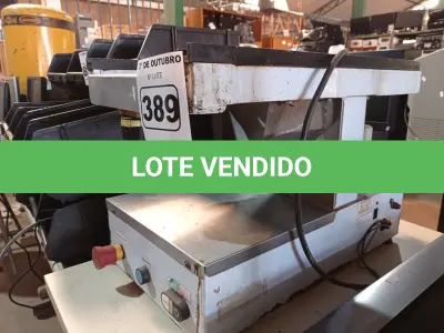 LOTE 389 - 01 CORTADOR DE FRIOS. (NO ESTADO) ATENÇÃO! FAZER A VISITAÇÃO ANTES DE ARREMATAR, NÃO SABEMOS SE FUNCIONA. LEILÃO NÃO TEM GARANTIA E NEM DEVOLUÇÃO, SUJEITO A POSSÍVEIS AVARIAS VISÍVEIS/OCULTAS E/OU AUSÊNCIA DE COMPONENTES.
