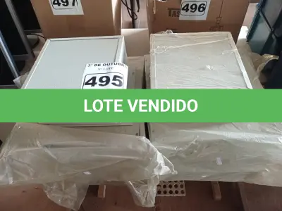 LOTE 495 - 06 CAIXAS DE PASSAGEM MARCAS E MODELOS DIVERSOS. (NO ESTADO) ATENÇÃO! FAZER A VISITAÇÃO ANTES DE ARREMATAR, NÃO SABEMOS SE FUNCIONA. LEILÃO NÃO TEM GARANTIA E NEM DEVOLUÇÃO, SUJEITO A POSSÍVEIS AVARIAS VISÍVEIS/OCULTAS E/OU AUSÊNCIA DE COMPONENTES.